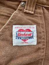 Carhartt B01 Heritage Edition double front work pants Lt Ed Red Duck MiUSA 30x30