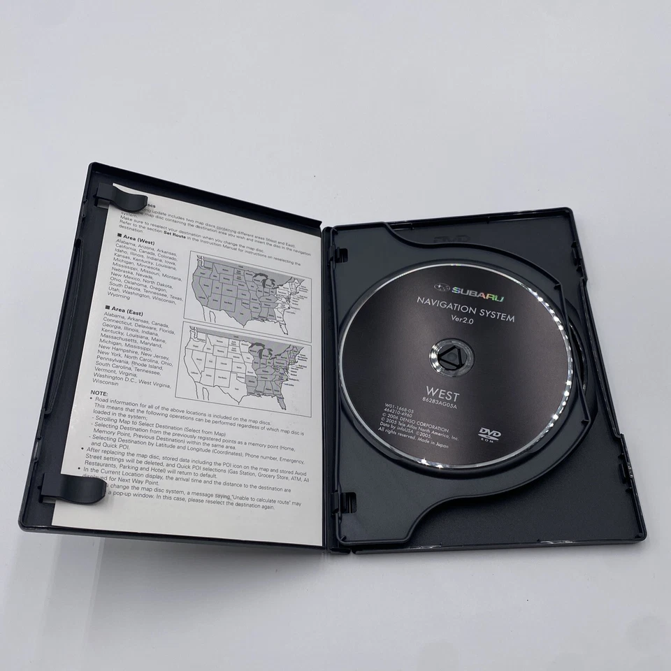 06 -07 SUBARU OUTBACK LEGACY NAVIGATION GPS DVD WEST IN IA MN MI MO MT OH OK OR - Image 2 of 4