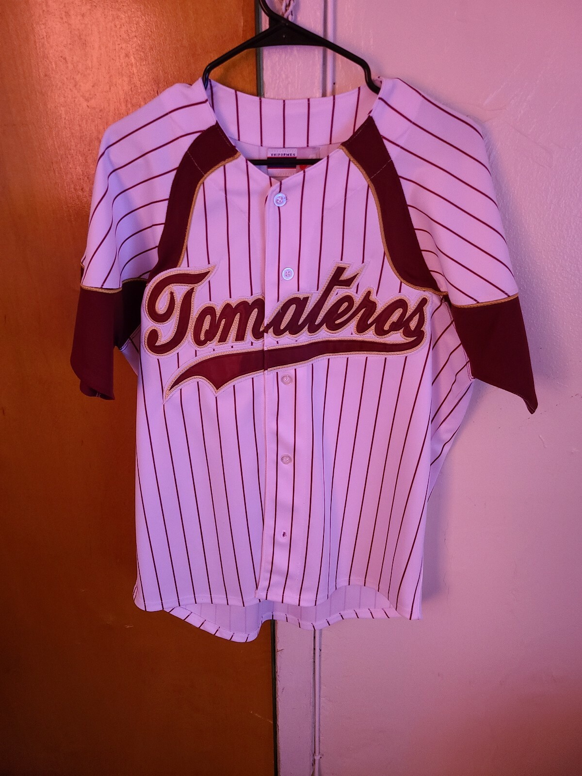 tomateros jersey burgundy