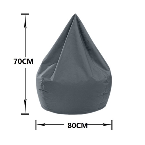 Indoor Outdoor Large Bean Bag Chair Sofa Couch Cover Lazy Lounger for Adult Kids - Picture 5 of 23