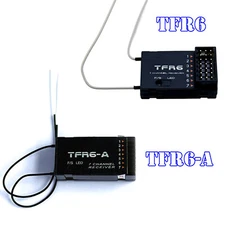 2.4G 7-Channel TFR6/TFR6-A Receiver Compatible with Futaba FASST FrSky TF Module