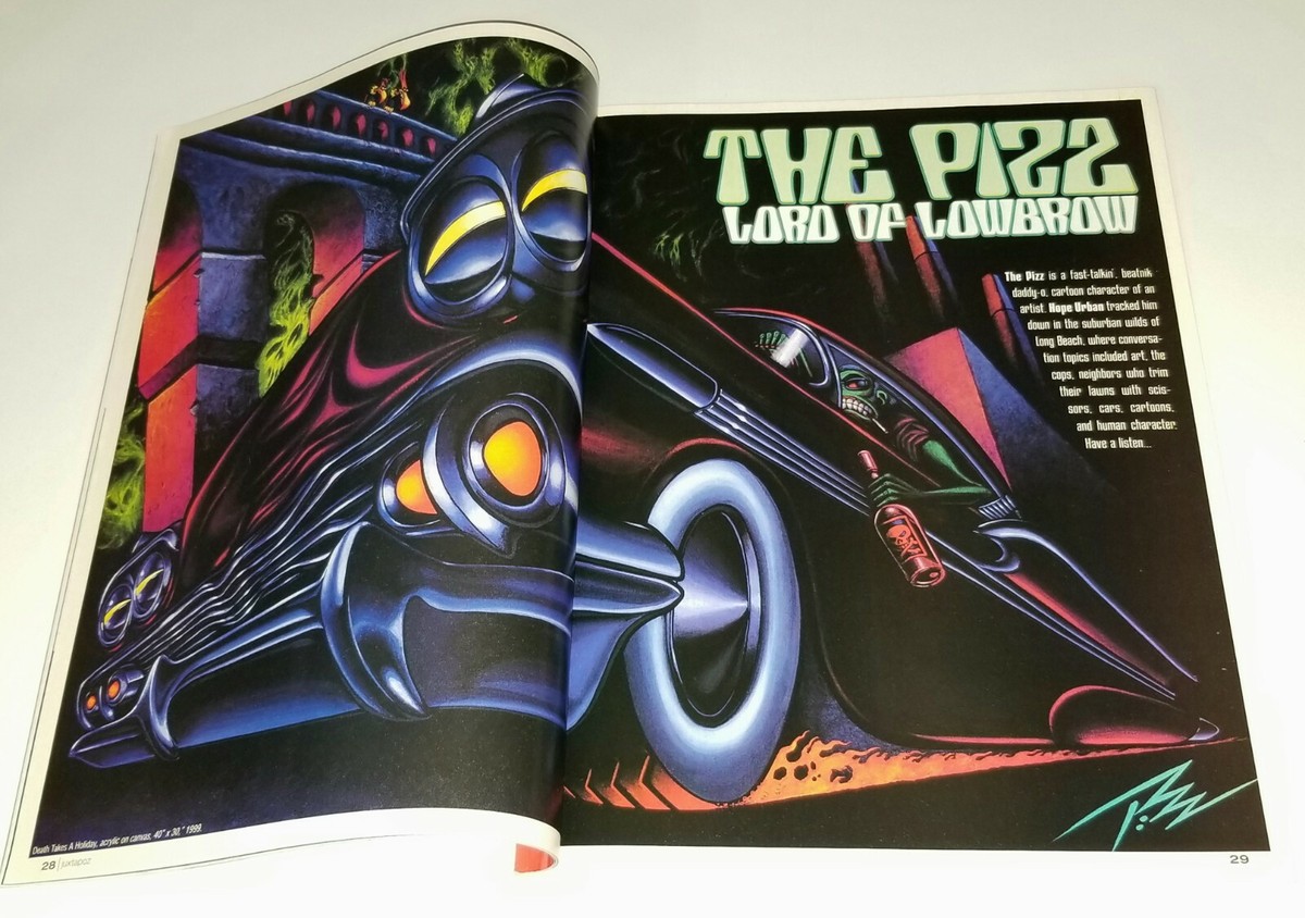 THE PIZZ 2001 JUXTAPOZ ART MAGAZINE SHAG ROBERT WILLIAMS VTG PRINT