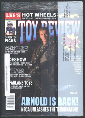 Lee's Toy Review Magazine #200 VTG 2009 Terminator Figure Cover  Sealed