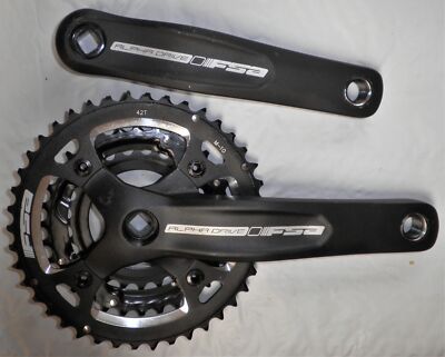 FSA ALPHA DRIVE 175MM 3-SPEED BICYCLE CRANK BIKE PARTS 419-2