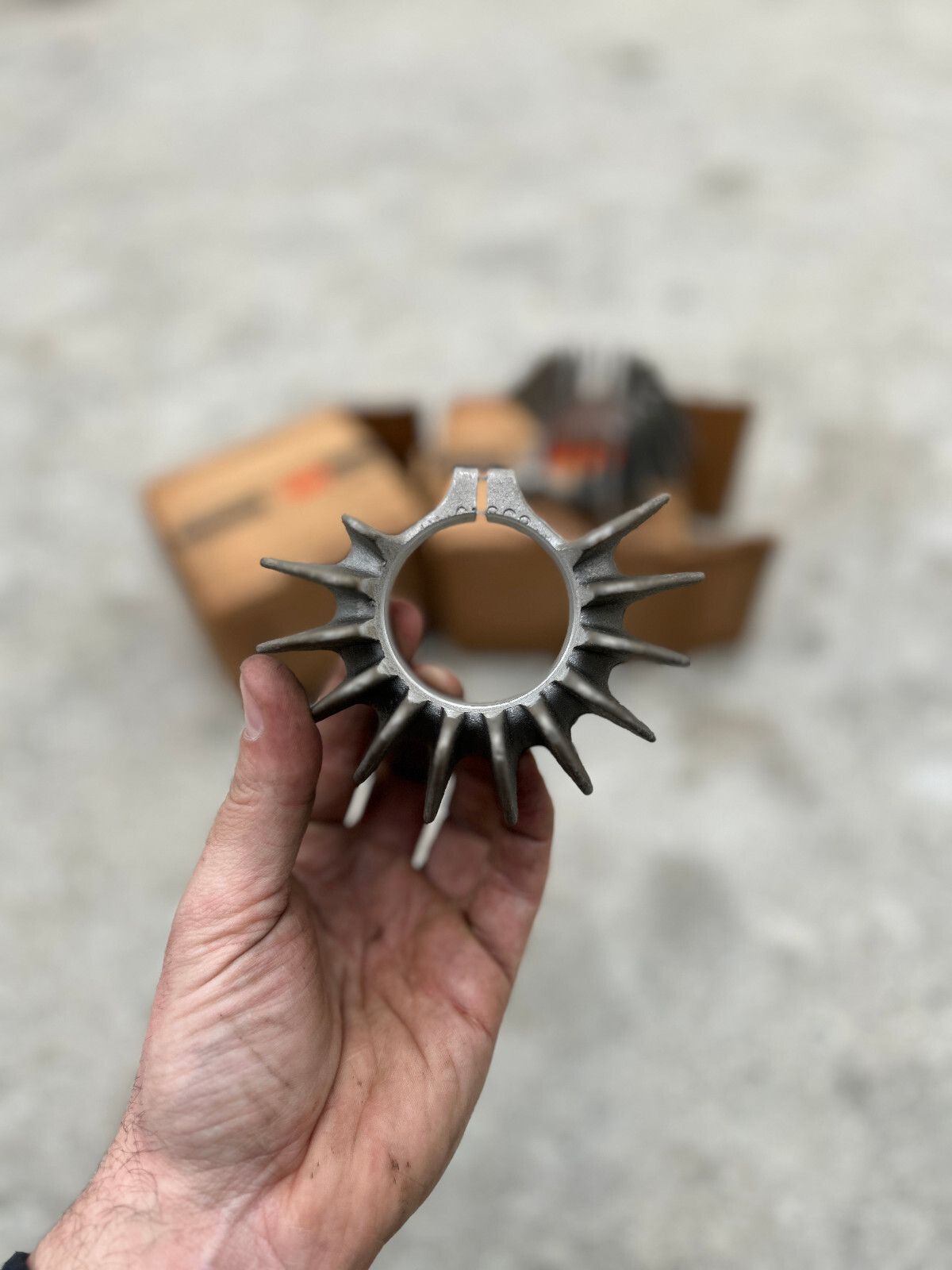 NOS Vintage Harley Sportster XLCH XL XLA Finned Exhaust Clamps eBay