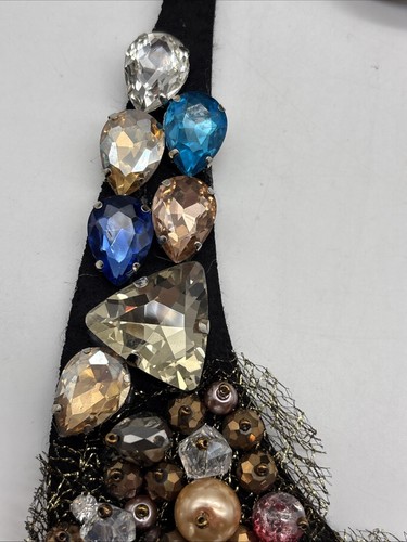 Rhinestone Stunning Costume Statement Necklace Nordstrom’s TASHA NEW - Picture 6 of 18