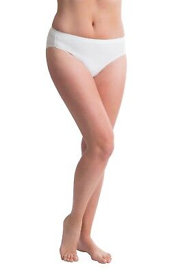 Passionelle Pack Of 6 Womens White Designer High Leg Knickers Bikini Briefs Ebay