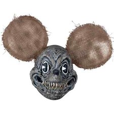 Ghoulish Productions Creepy Mouse Adult Latex Face Mask Animal Horror Halloween