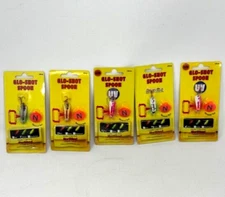 ** NORTHLAND ** GLO - SHOT SPOON  ' LOT OF 5 ' 2 - 1/8 OZ, 3 - 1/16 OZ "