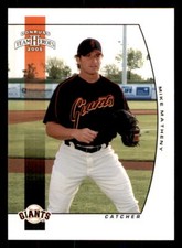 2005 Donruss Team Heroes  #428 Mike Matheny San Francisco Giants