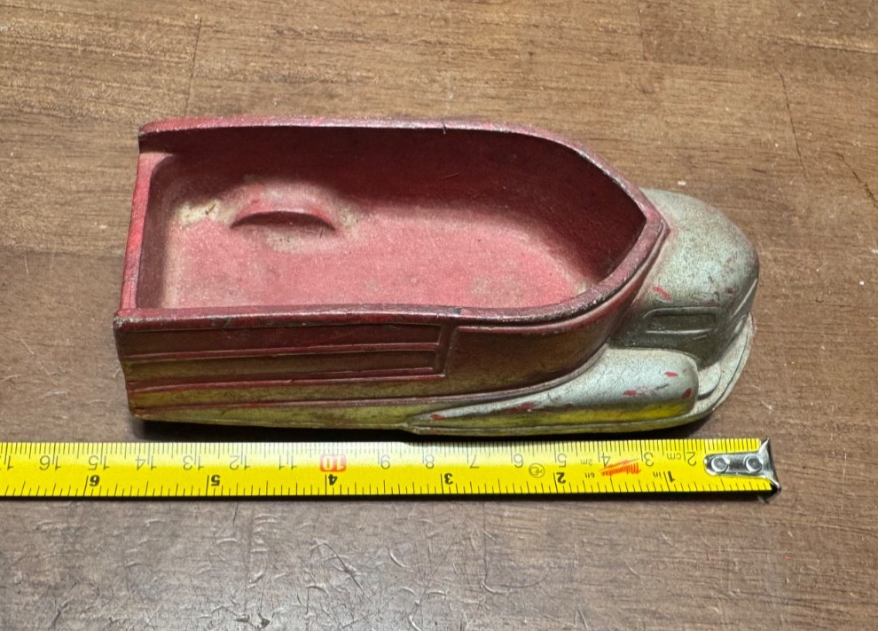 Vintage 1930's Sun Rubber Co Art Deco Streamline Delivery Truck Large 6"