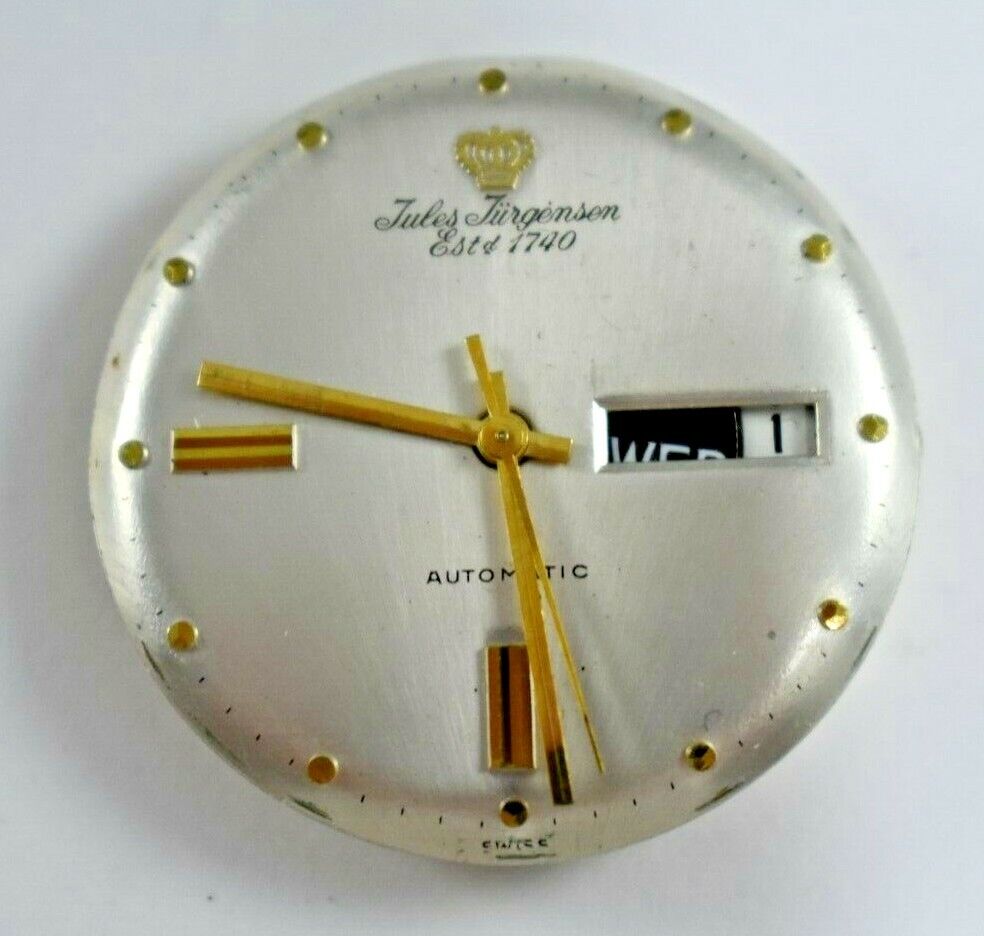 Vintage Jules Jurgensen Automatic 17 Jewels Wrist Watch Movement lot.a