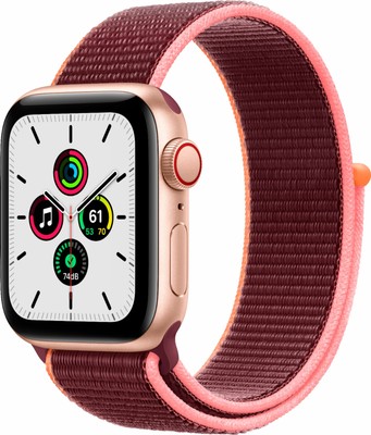 Apple Watch SE 40mm Gold Aluminium Case with Sport Band GPS + Cellular | JB  Hi-Fi