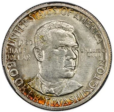 1950-S 50C BTW MS67 CACG Booker T Washington Commemorative CAC Image Secure Gem!