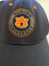 Auburn University Snapback Trucker Hat Mens OS Blue/Orange Tigers SEC Football