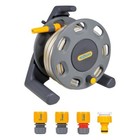 Hozelock Free Standing Garden Watering Hose Reel with 25m Hose & Fittings 2412