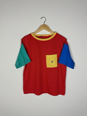 RARE! Vintage Hang Ten multicolor Color Blocked T shirt size RARE! Vintage Hang Ten multicolor Color Blocked T shirt size