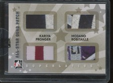 2007-08 ITG Superlative Kariya Modano Pronger Robitaille All Star Quad Patch 1/9