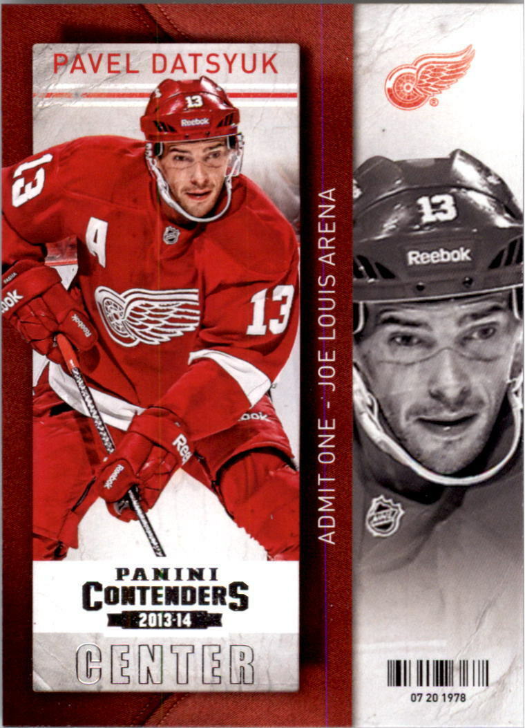 2013-14 Panini Contenders #45 Pavel Datsyuk - NM-MT