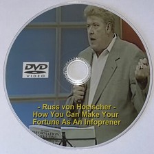 Russ Von Holscher Get Rich As An Infopreneur  And INFO BIZ DVD (was $39) Rare