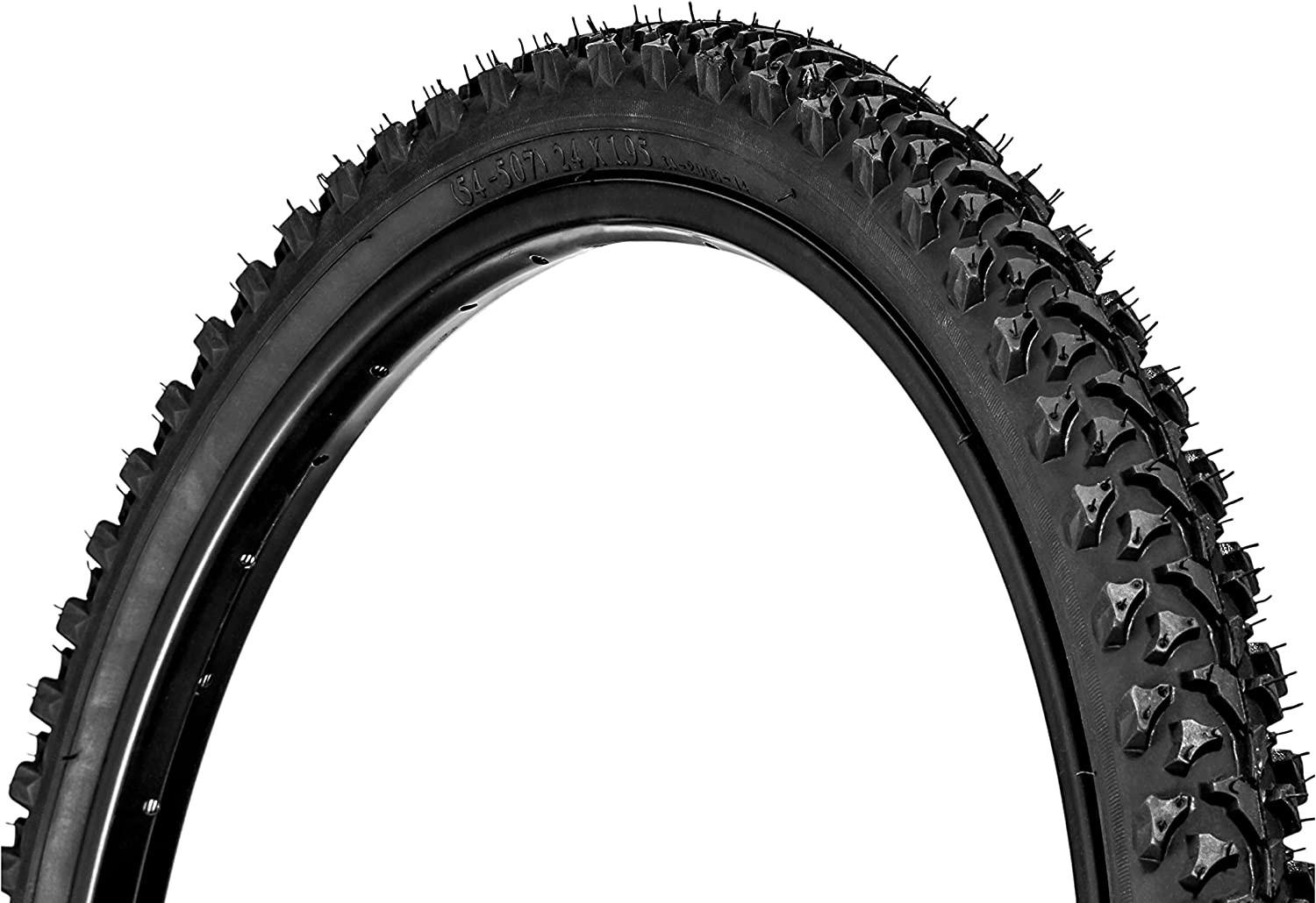 Replacement Bike Tire, 24" x 1.95" Mountain Bike Tire, Wide 