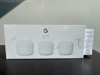 Google Nest Wifi Router and 2 Points - Snow + Chromecast with Google TV