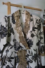 DINNER DRESS Kimono Abaya Dress From KUWAIT GOLD  Full Lining with BELT