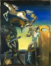 SALVADOR DALI Surrealism Art Poster or Canvas Print "Guillermo Tell"