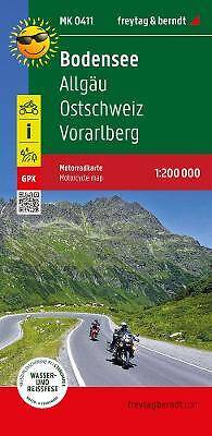 Bodensee, Motorradkarte 1:200.000, Freytag