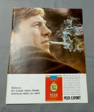 ANTIQUE ADVERT CLIPPING ADVERTISING ADVERTISING 180519 / CIGARETTE BLONDE PEER EXPORT 