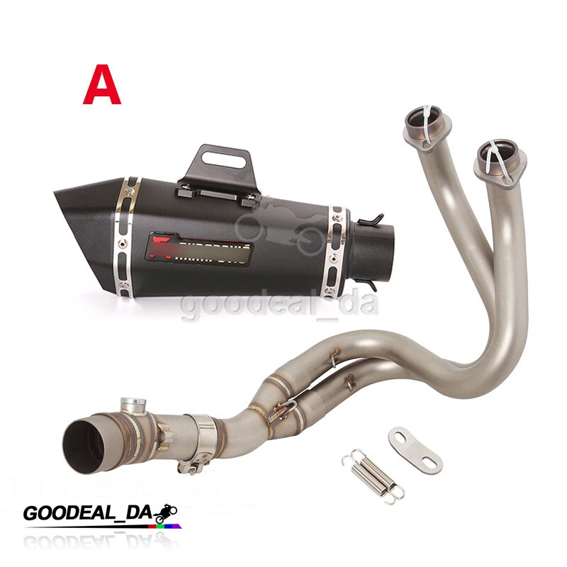 Silenciador de punta de sistema de escape completo para Kawasaki Versys 650 Z650 Ninja 650 2017-2024 Foto 3 de 4