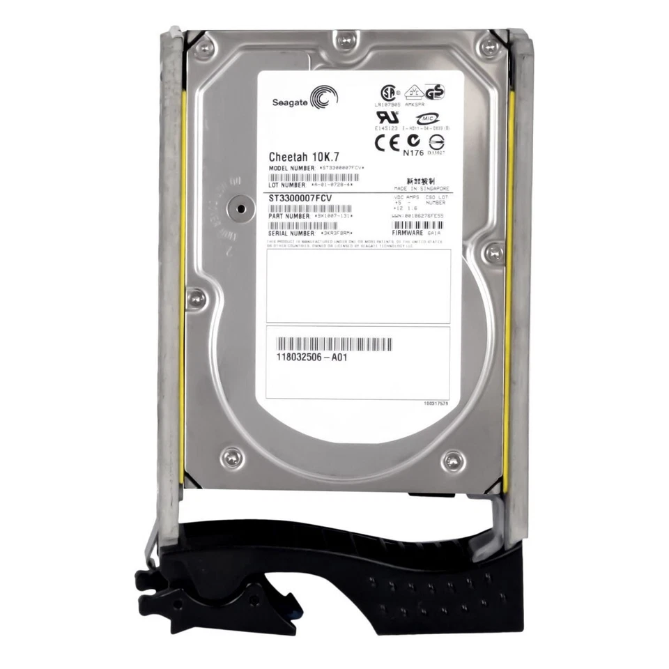 Hard Drive EMC 118032506-A01 ST3300007FCV 300GB 10000U/Min 8MB FC 3.5'' Inch - Image 3 of 3
