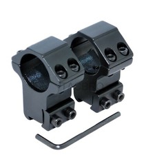 Rifle Scope Mount 1 Pair 11mm 3/8inch Dovetail 25mm 1 inch Ring High Profile CNC