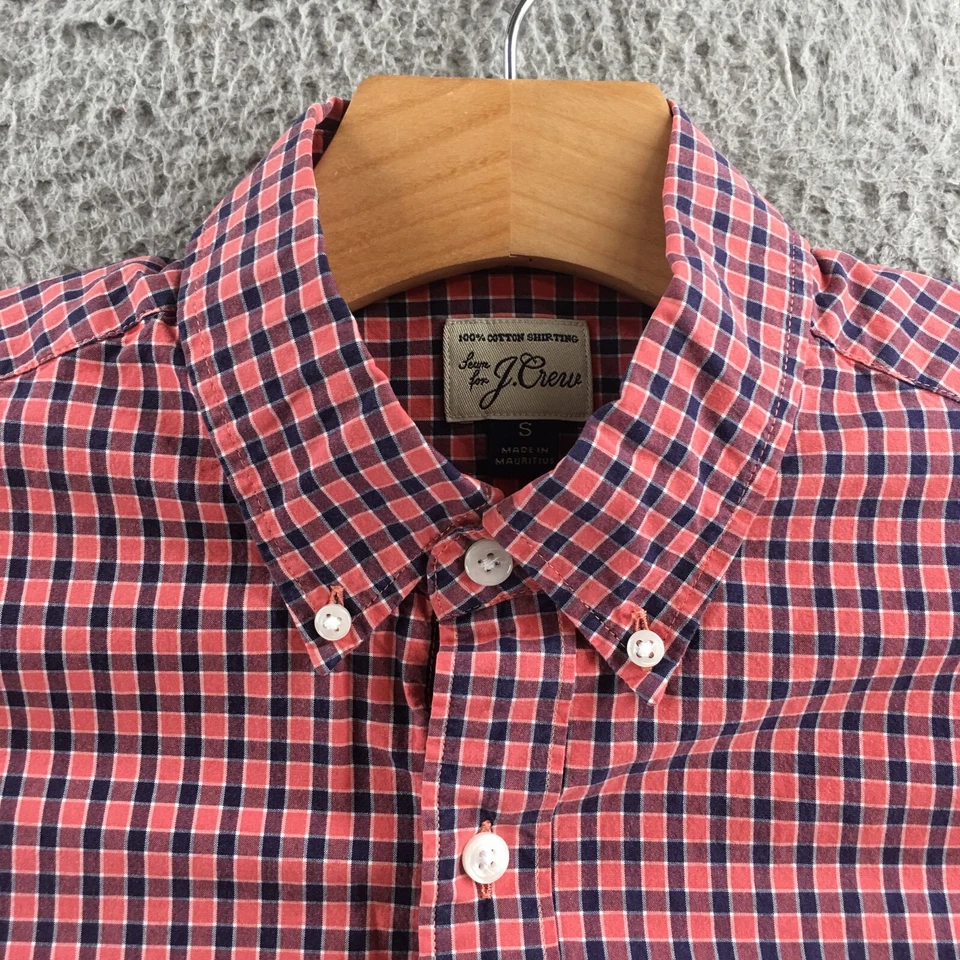 J. Crew Shirt Mens Small Multicolor Collared Short Sleeve Buttons Down Comfort - Image 3 of 4