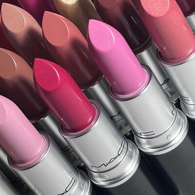 New MAC *LIPSTICK* Lustre Satin Matte Frost Cremesheen Glaze Amplified *CHOOSE!*