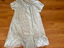 vintage Katz blue snap button nightgown womens medium