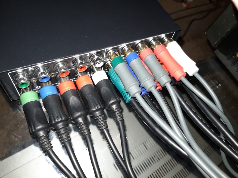 3 In 1 Out Component AV Video Switch Box, Composite 3 RCA AV Splitter ...