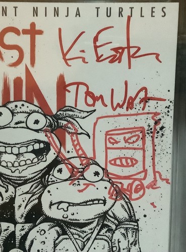 TMNT Last Ronin #1 Justin Roiland Variant B CBCS 9.8 Black & White - Picture 3 of 8