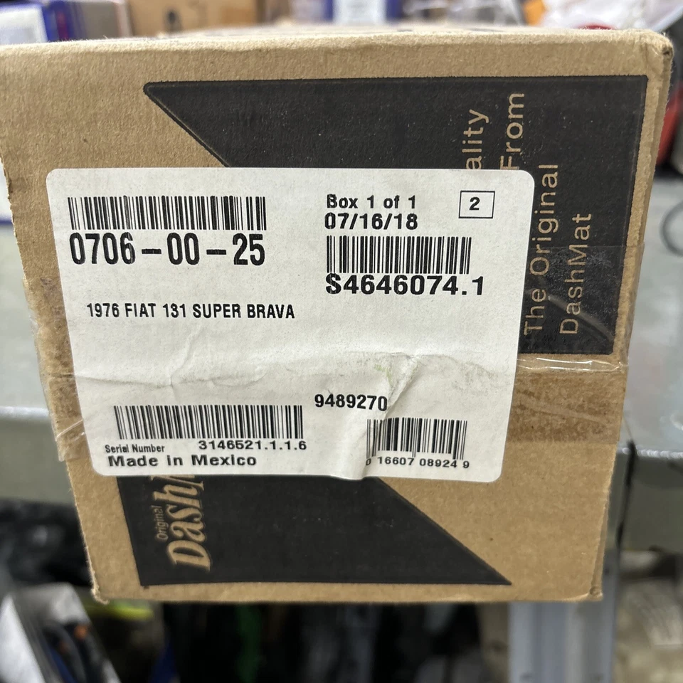 Cubierta de tablero, para Fiat 131 Super Brava 1976, #0706-00-25 Foto 2 de 4