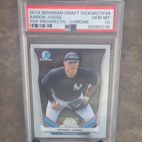 2014 Bowman Draft Picks #CTP39 Aaron Judge Chrome PSA10 Gem MT