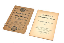 Lumiere's Autochrome Plates - Instruction for their use Booklet - Vintage Rare