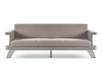 Sofa Schwarz Modern Elegant Funktional Ergonomisch Stoff