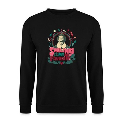 Buddy Der Weihnachtself Smiling Is My Favourite Unisex Pullover