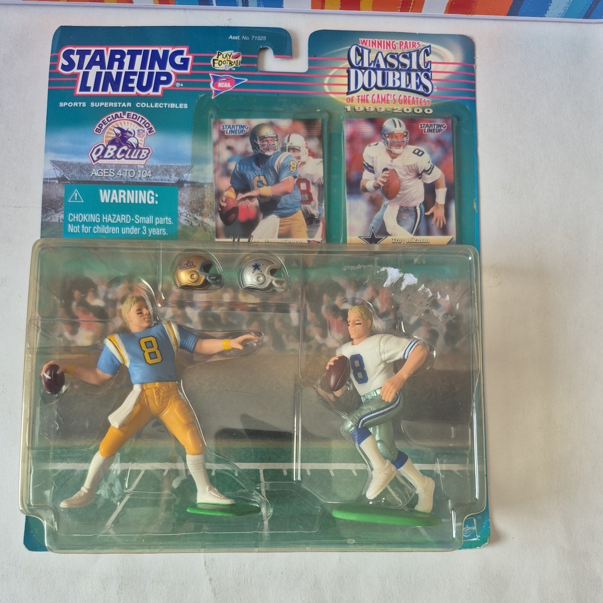 1999 Starting Lineup Classic Doubles UCLA & Dallas Cowboys Troy
