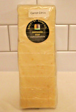 Carrot Citrus Cold Processed handmade soap loaf, 9 precut bars-Free Shipping