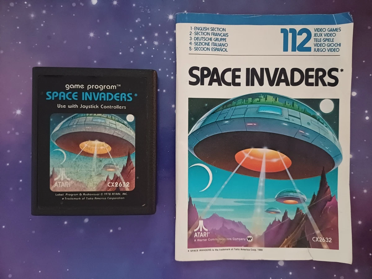 Space Invaders Sur Atari 2600 – Version PAL, Rare Et En Boîte