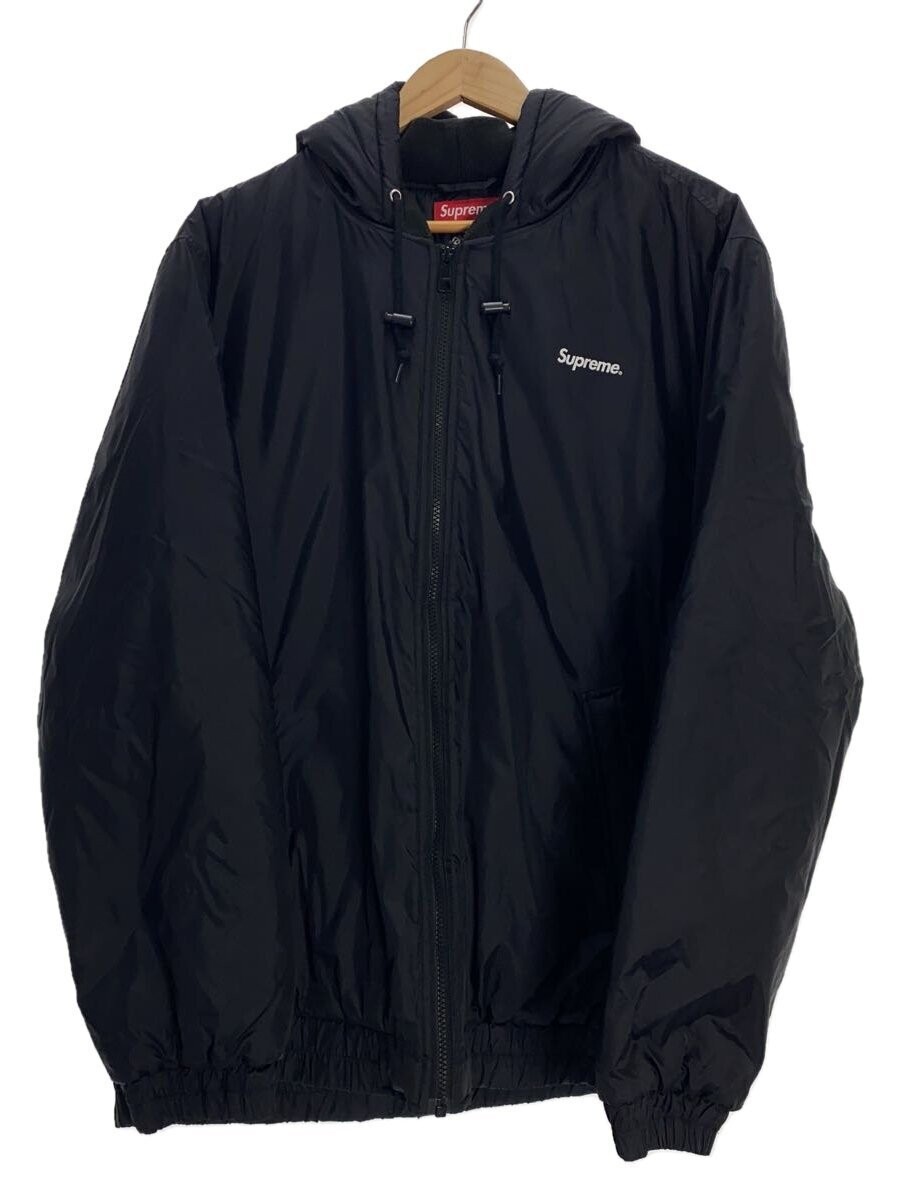 Supreme Nylon jacket/XL/Nylon/BLK/2-tone Hooded Sideline Jacket