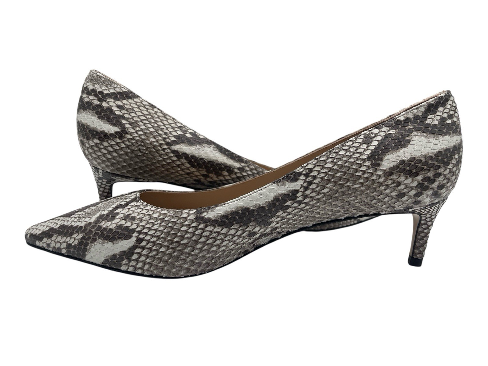 STUART WEITZMAN Womens 9 M Python Snakeskin Point… - image 3