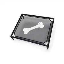 Cooling Elevated Dog Bed - Raised Dog Cot Fits, Pet Cot with Durable Supportive 