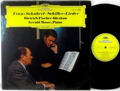 DGG GERMANY 1973 Schubert FISCHER-DIESKAU Schiller Leider MOORE 2530 306 NM-
